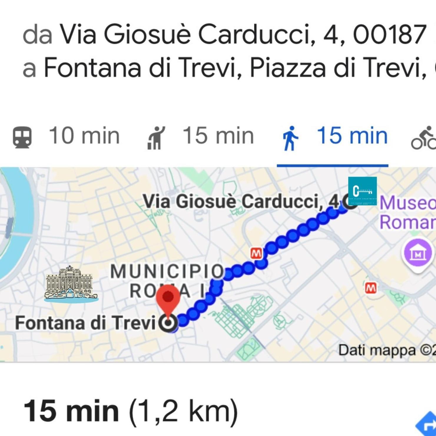 C3 Top Class Apartment, 2 Camere Da Letto, 2 Bagni, Giardino Distante 15 Minuti A Piedi Da Fontana Di Trevi Рим Екстер'єр фото